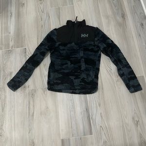Helly Hanson fleece. Size youth 14. Blue.